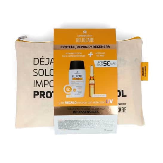 Heliocare 360 Mineral Fluid 50ml + Endocare Radiance 10 ampollas